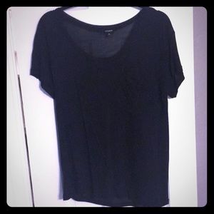 Basic black express tee medium